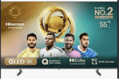 ໂທລະທັດ HISENSE 55ນິ້ວ 4K GOOGLE TV 55Q6N
