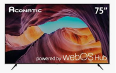 ໂທລະທັດ ACONATIC 75ນິ້ວ4K SMART TV  75US210AN