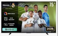 ໂທລະທັດ HISENSE 75ນິ້ວ  Smart TV 75Q6Q