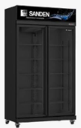 ຕູ້ແຊ່ເຢັນ SANDEN INTERCOOL 2 DOORS YPC-1100 ສີດຳ 770L(27.2ຄິວ)