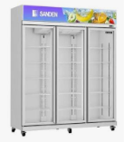 ຕູ້ແຊ່ເຢັນ SANDEN INTERCOOL 3 DOORS YPC-1650 ສີດຳ 1180L(41.7ຄິວ)