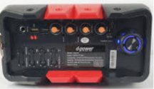 ລຳໂພງ BLUETOOTH D-POWER K8M (Kevlar Black+Silver)