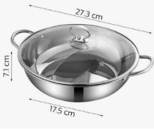ໝໍ້ສະແຕນເຫລດພ້ອມຝາ PERFECT PF-C205C-28 28ນິ້ວ