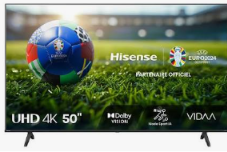 ໂທລະທັດ HISENSE 50ນິ້ວ 4K SMART TV 50A6N