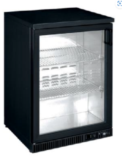 FREEZER SANDEN INTERCOOL 1 DOOR SBB-0601S ສີດຳ 136L(4.8Q)